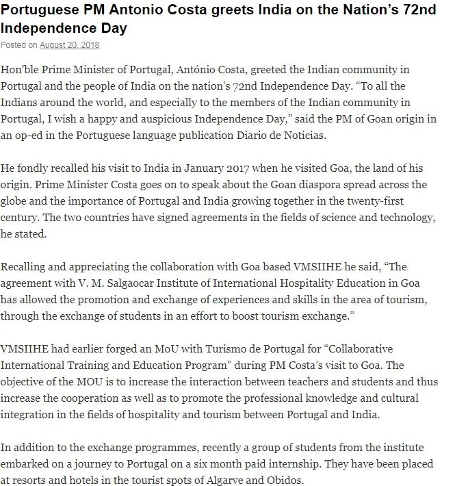 VMSIIHE -Hospitality Institute in India-News