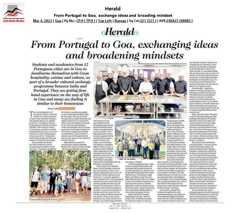 VMSIIHE -Top Hospitality College in Goa, India-News