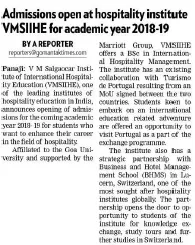 VMS- Hospitality Institute in india