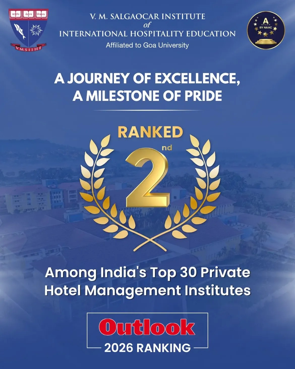 Outlook 2026 Rankings certificate