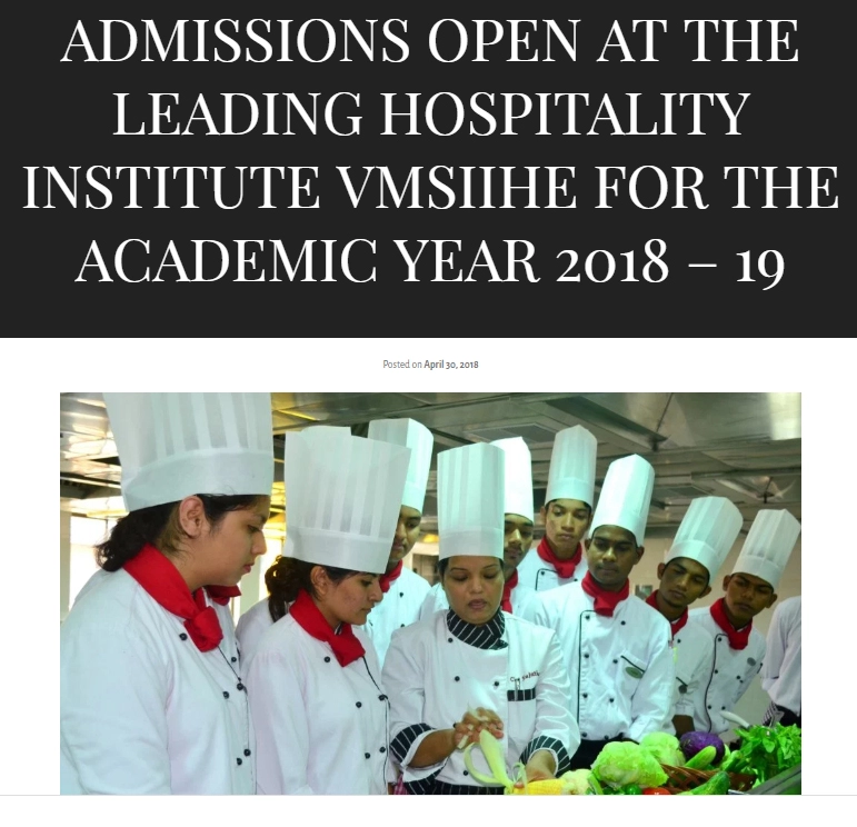 Hospitality Institute in india
